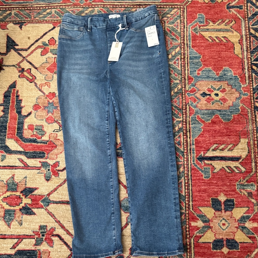 Good American ‘Good Legs’ Straight Ankle-length Jeans NWT